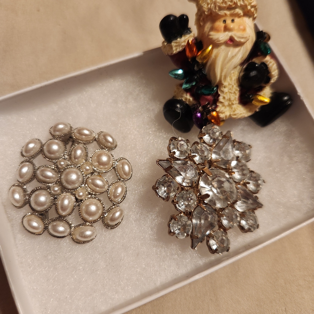 Three Brooches At Great Price